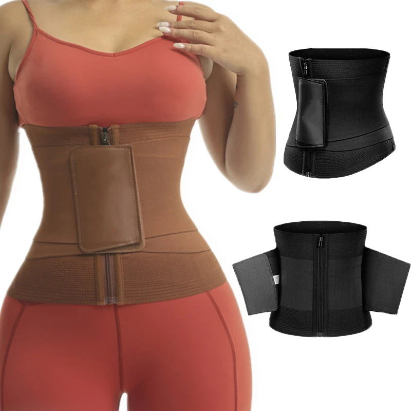 Hourglass Girdle Waist Cincher Corset Weight Loss Slimming Body Shaper Sports Shapewear - Melovskin