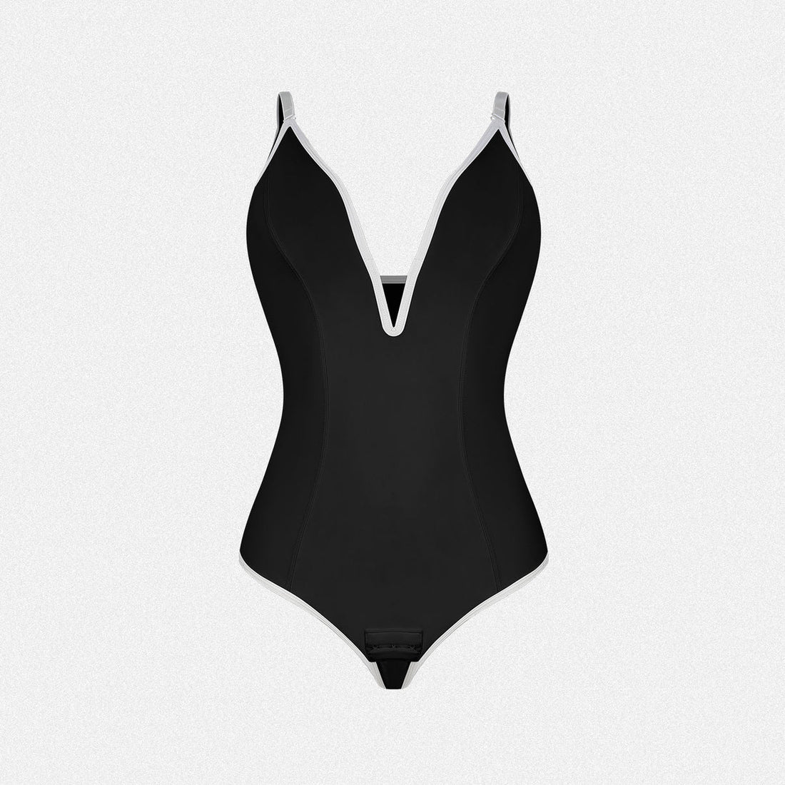 Melovskin Slimming Shapewear Bodysuit, Deep V Neck Thong for Women