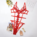 Sexy Lingerie Hot Erotic Babydolls Embroidery Bandage Underwear - Melovskin