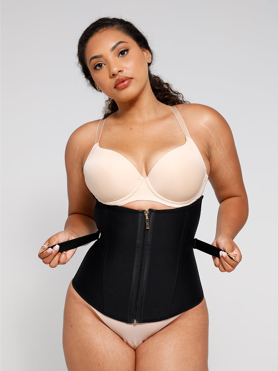 Latex Waist Trainer with U-Shaped Bust Support*